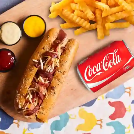 Combo French Hot Dog
