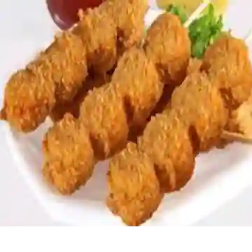 Pinchos de Pollo Apanado