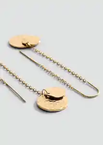 Pendientes Jessie Oro Talla 99 Mujer Mango