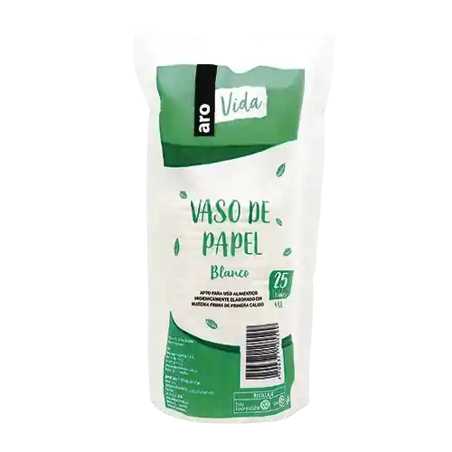 Vaso de Papel Vida Impreso 9 Oz Aro