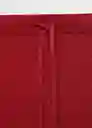 Pantalón Vella Rojo Talla S Mujer Mango