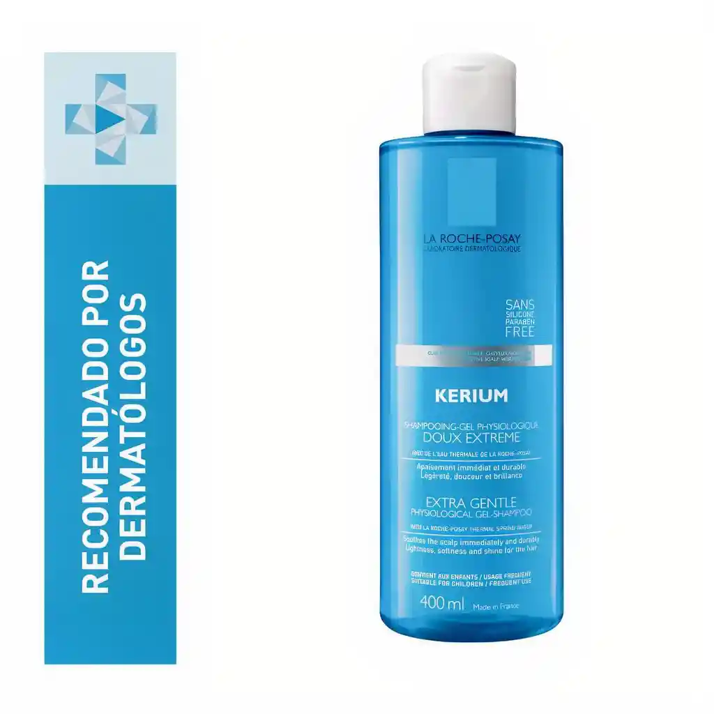  La Roche-Posay Shampoo Kerium Doux E Suavidad Extrema 