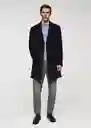 Abrigo Haki Navy Talla XS Hombre Mango