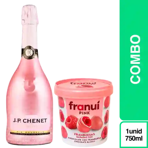 Combo Jp Chenet Espumoso Ice Edition Rosado + Franuí