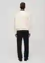 Buzo Sudadera Burger Crudo Talla M Hombre Mango