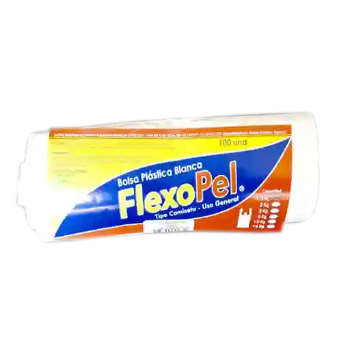 Flexopel Bolsa Plastica Blanca