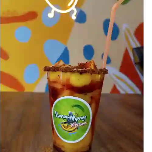 Mangomen con Chamoy