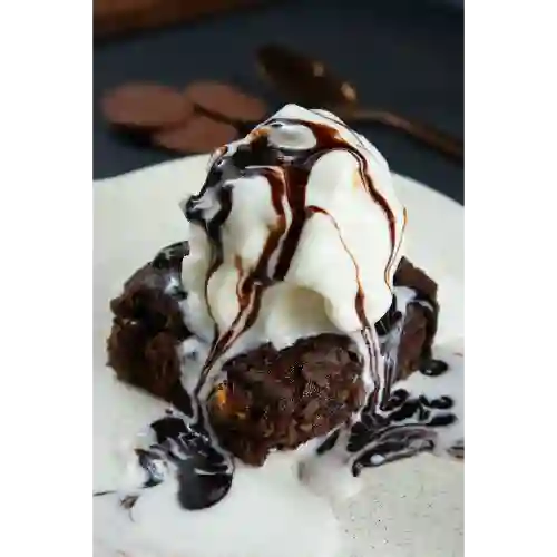 Brownie con Helado
