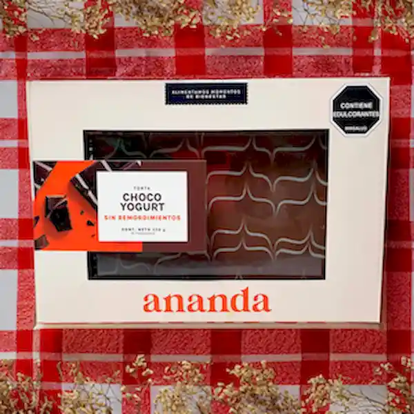 Ananda Torta Artesanal Saludable de Chocolate y Yogurt