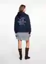 Buzo Sudadera Lazy Navy Talla 18 Teen Niñas Mango