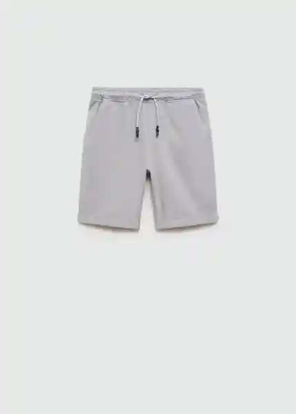 Bermuda Asier6 Gris Talla 12 Niños Mango