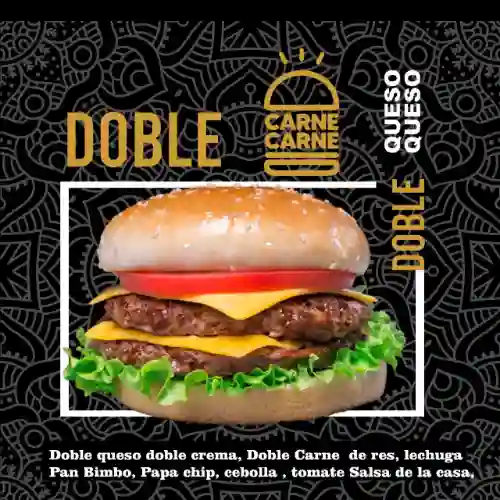 Hamburguesa Doble Carne