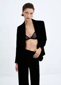 Sujetador Plie Negro Talla L Mujer Mango