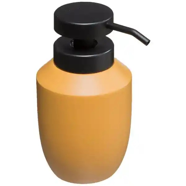 5Five Dispensador Para Jabón Trio. Material: Poliresina. Color: Ocre. Marca: . Medidas Aproximadas: Alto 15 Cm Y Diámetro De 8 Cm. Sku 211174