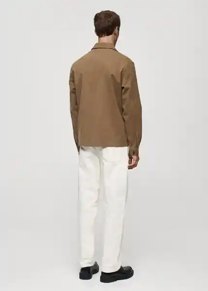 Chaqueta Maine Khaki Talla M Hombre Mango