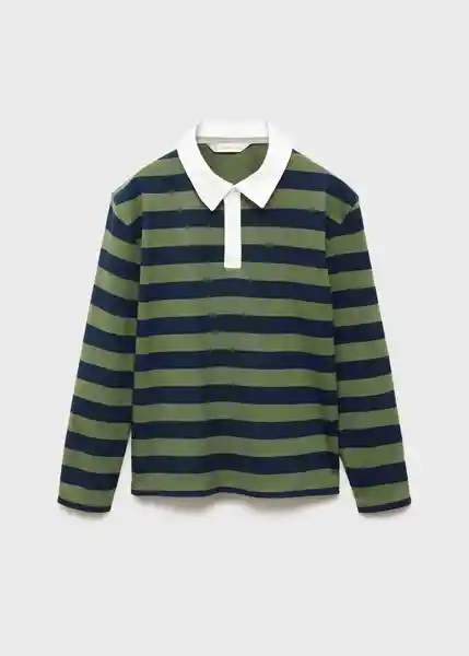 Polo Polost Verde Talla 12 Niños Mango