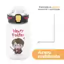 Botella Plástico Tapa Automática Serie Harry Potter Negra Miniso