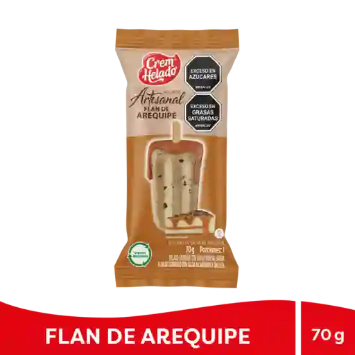 Crem Helado Artesanal Flan de Chocoflan