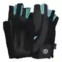 K6 Guantes Para Gimnasio De Cuero Fitness Energetic Azul Talla L