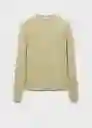 Buzo Jersey Masia Verde Pastel Talla M Hombre Mango