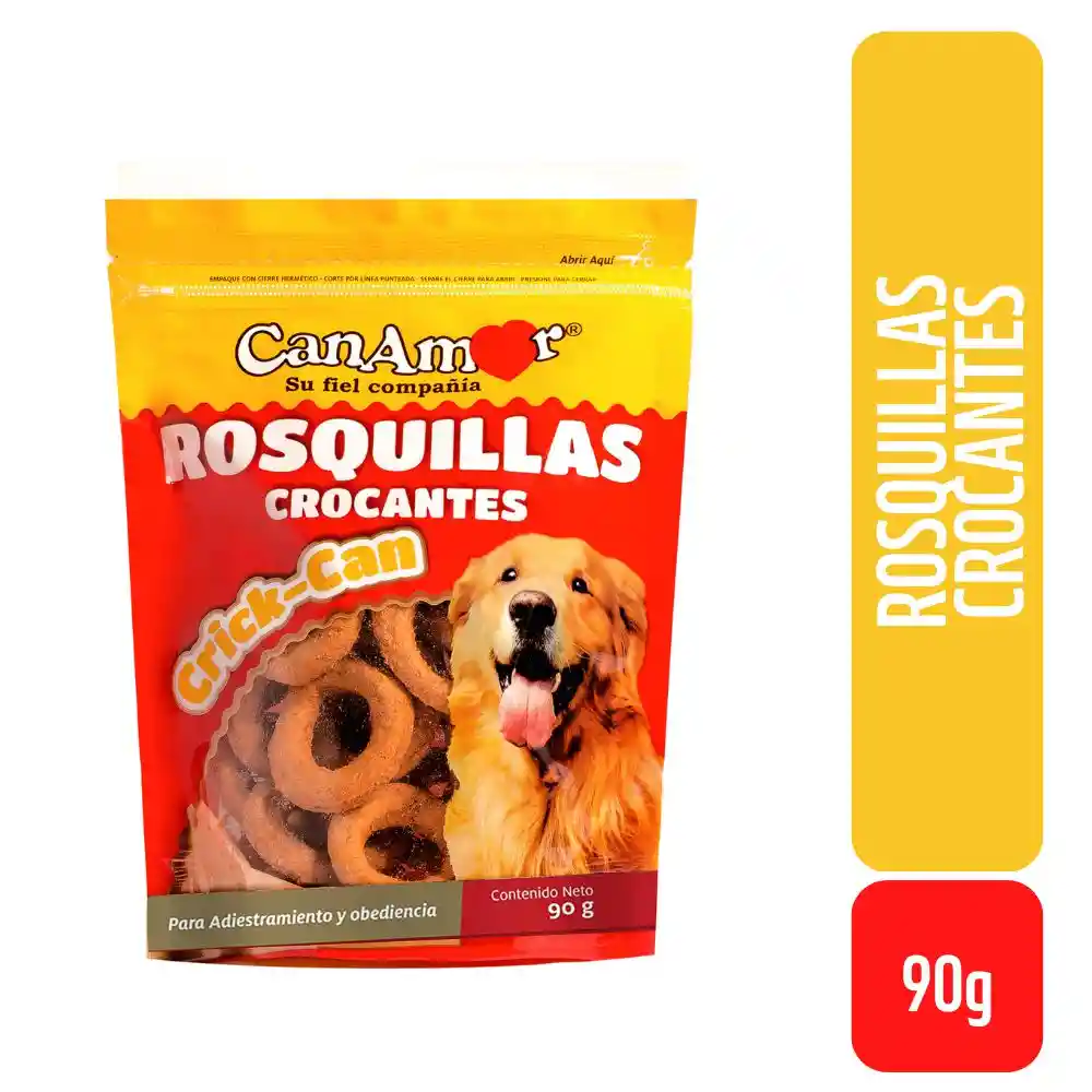  CanAmor Snack para Perro Rosquillas Crick Can