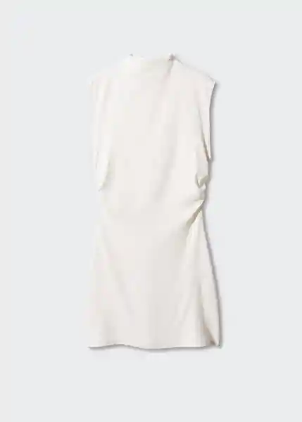 Vestido Rale Off White Talla XL Mujer Mango