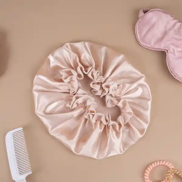 Gorro Satinado Dorado Miniso