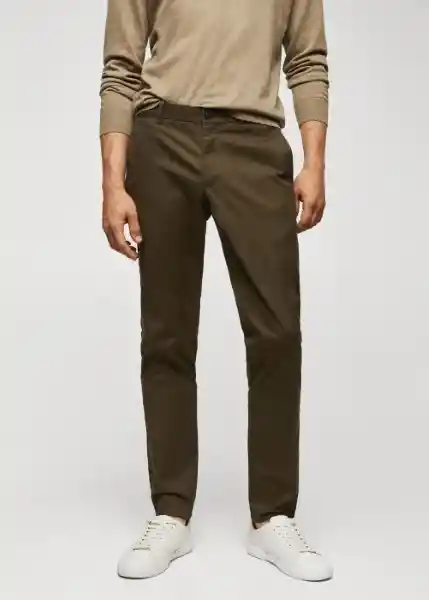 Pantalón Barna Caza Talla 36 Hombre Mango