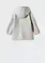 Abrigo Sandra5 Gris Talla 11 Niña Mango