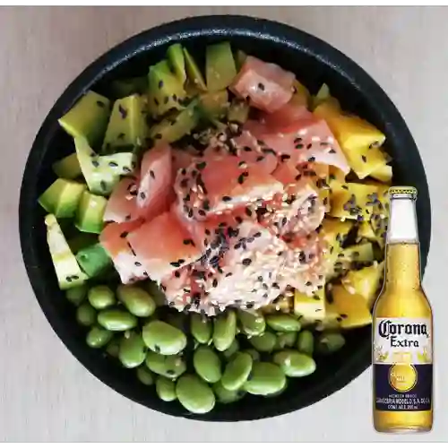Combo Sake Sesame Bowls + Corona Extra 355 ml