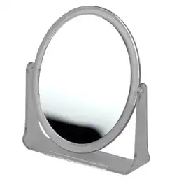 Home Basics Espejo Redondo Plastic Clear Cm47620