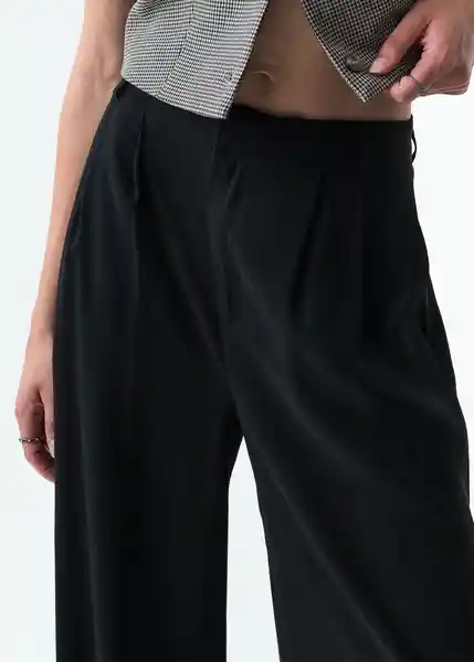 Pantalón Isis Mujer Negro Puro Ultraoscuro Talla 8 533G356 Naf Naf