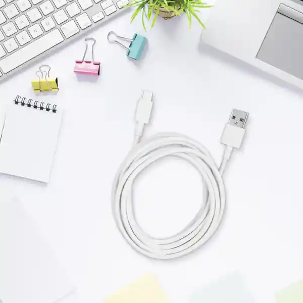 Cable de Datos Tipo C Blanco 2 m Miniso