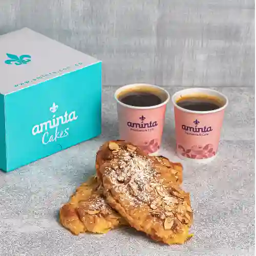 2 Croissants de Almendras