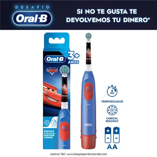 Cepillo de Dientes Eléctrico para niños Oral-B Cars.
