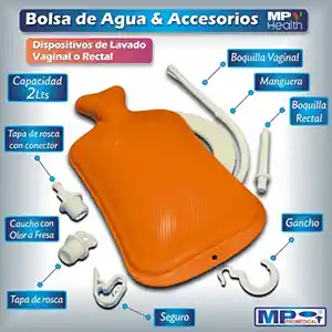 Mp Gummie Bolsa De Agua Latex Con Accesorios