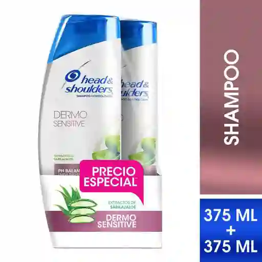 Head & Shoulders Shampoo Dermo Sensitive con Extractos de Sábila y Aloe 