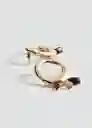 Pendientes Marlen Oro Talla 99 Mujer Mango