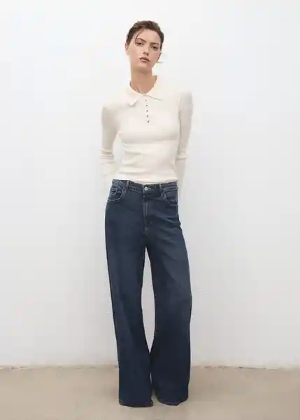 Jersey Twenties Crudo Talla XS Mujer Mango