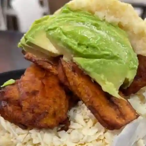 Arepa Vegetariana Platano Queen