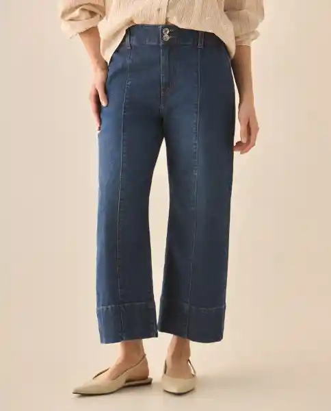 Jean Azul Rivera Medio Talla 8 673G007 Esprit