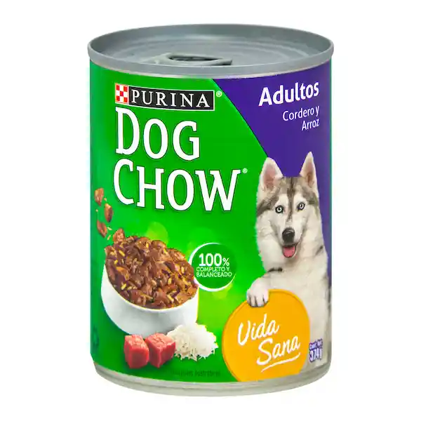 Dog Chow Alimento Para Perro Adultos Cordero 374 g