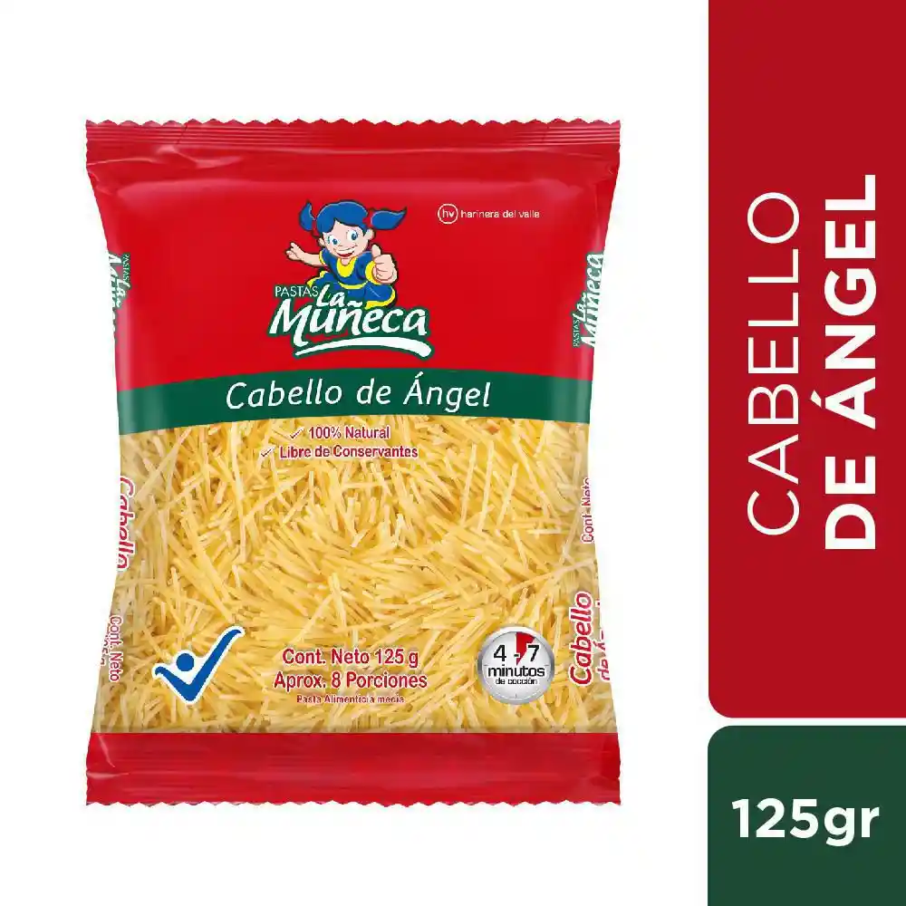 La Muñeca Pasta Cabello de Ángel