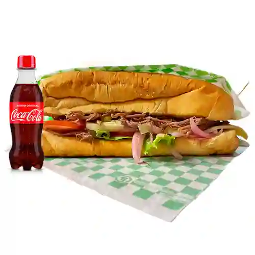 Sandwiche Premium Ropa Vieja en Combo