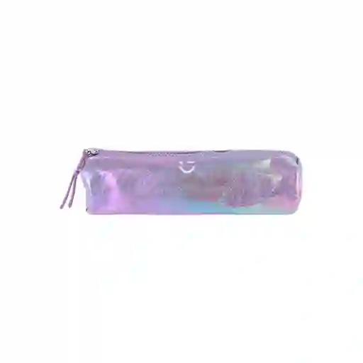 Cosmetiquera Holographic Serie Morado Miniso