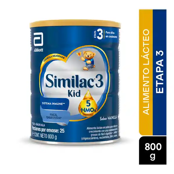 Fórmula Infantil Etapa 3 Similac 5Hmos 12 Meses en Adelante Polvo