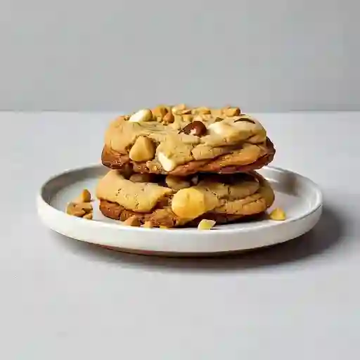 Galleta De Chocolate Blanco Y Nueces
