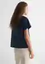 Camiseta End Navy Talla 20 Teen Niñas Mango