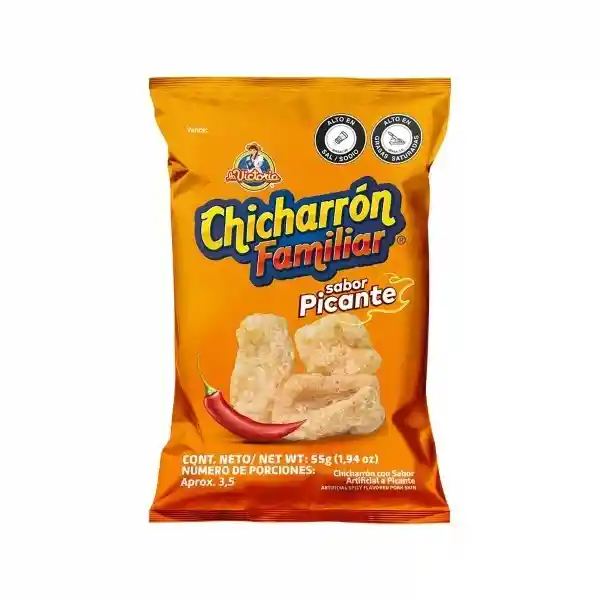 La Victoria Chicharrón Familiar Picante