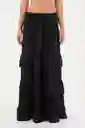 Falda Larga Julie Negro Talla 01 S